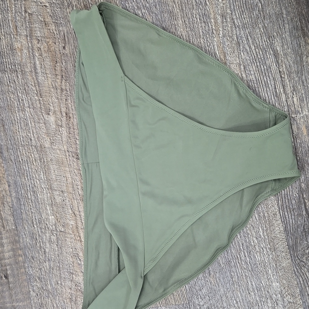 Aerie NWT Sage Green High Waisted Bikini Bottoms XXL